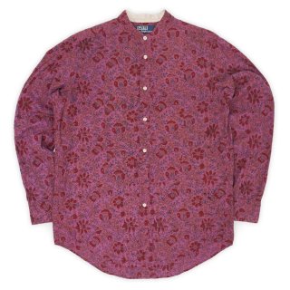 90's Polo Ralph Lauren シルク混紡オープンカラーシャツ