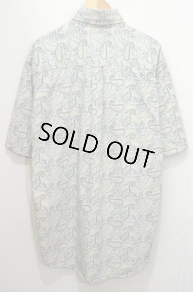 画像2: 90's Banana Republic S/S 総柄 ボタンダウンシャツ (2)