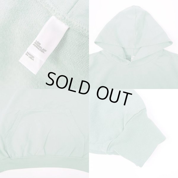 画像3: LOS ANGELES APPAREL Garment Dye French Terry Pullover Hoodie "ATLANTIC GREEN" (3)
