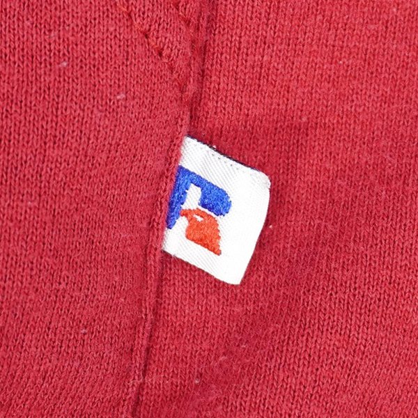 画像3: 80's RUSSELL ブランクスウェットパーカー "RED / MADE IN USA" (3)