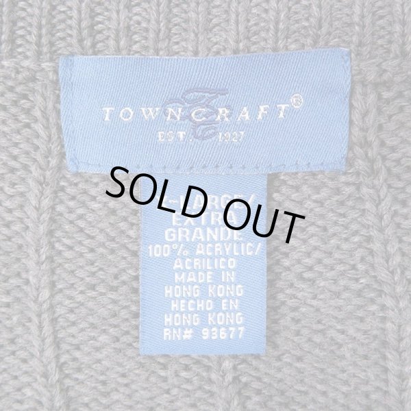 画像3: 90's TOWNCRAFT アクリルニットカーディガン (3)