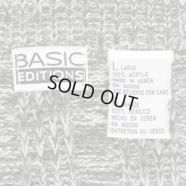 画像2: 90's BASIC EDITIONS アクリルニットカーディガン (2)