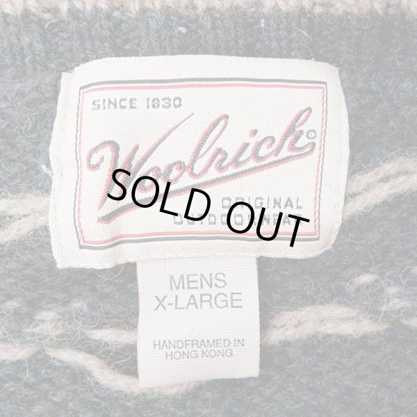 画像3: 90's Woolrich バーズアイ柄 ウールニット (3)