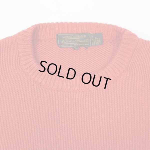 画像3: 80's Eddie Bauer カラーブロック コットンニット "黒タグ" (3)