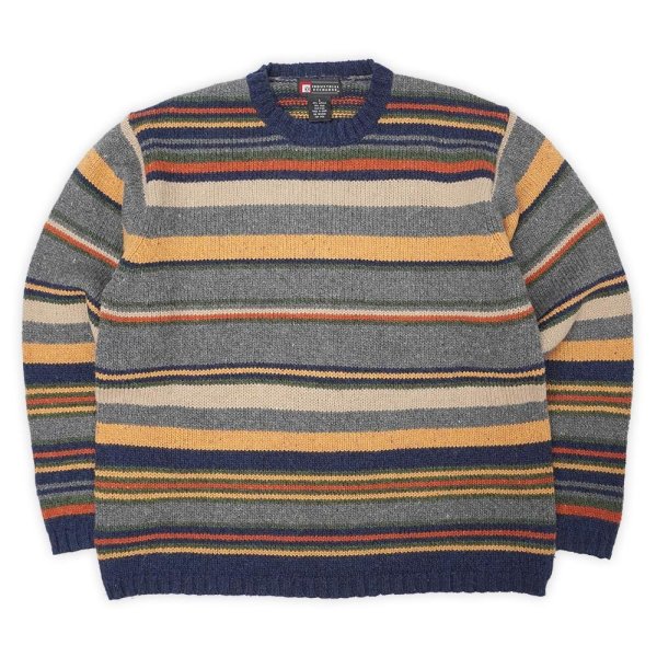 画像1: 90-00's INDUSTRIAL EXCHANGE マルチボーダーニット (1)