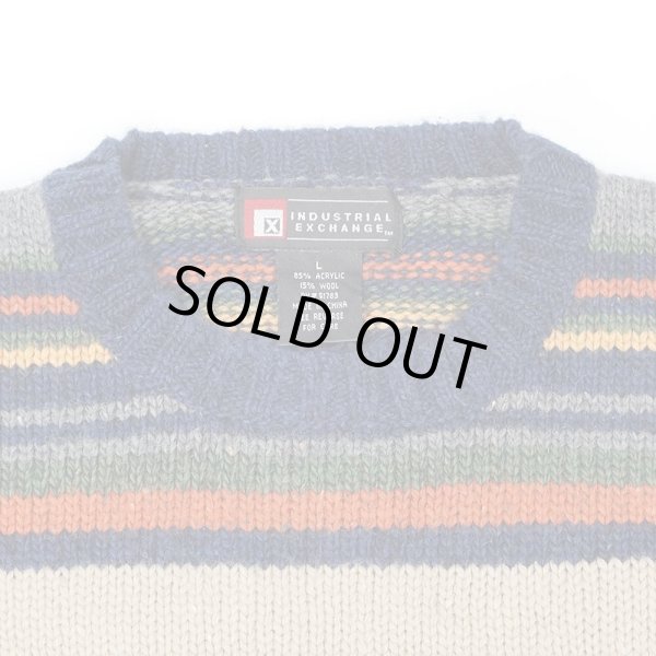 画像3: 90-00's INDUSTRIAL EXCHANGE マルチボーダーニット (3)