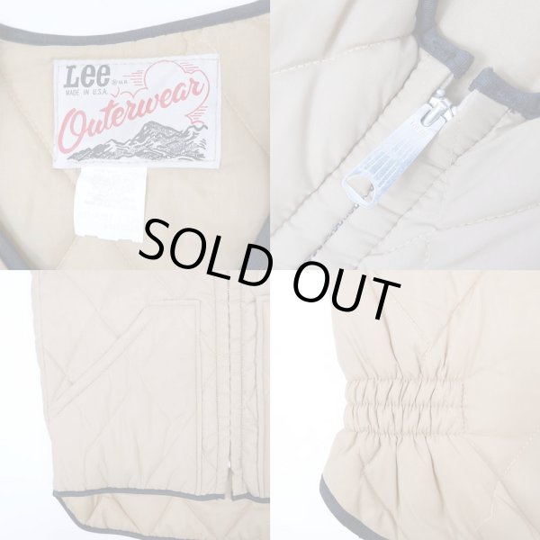 画像3: 70's Lee Outerwear キルティングベスト "MADE IN USA" (3)