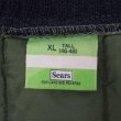画像2: 70's Sears キルティング ワークベスト "OLIVE / XL-TALL" (2)
