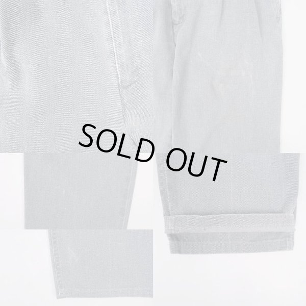 画像4: 90's DOCKERS 2タック グレーデニムトラウザー "MADE IN USA" (4)