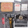 画像3: 80's Levi's 505 先染め ブラックデニムパンツ "W34 L34 / MADE IN USA" (3)