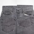 画像5: 80's Levi's 505 先染め ブラックデニムパンツ "W34 L34 / MADE IN USA" (5)