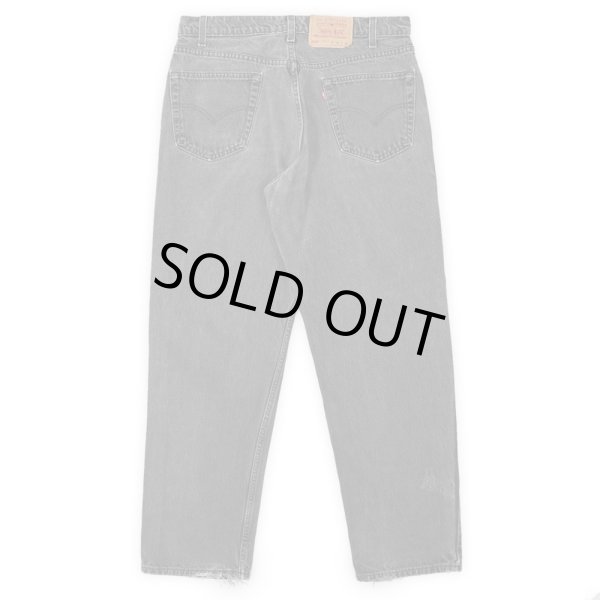 画像2: 90's Levi's 550 ブラックデニムパンツ "MADE IN USA / 実寸W34 L31" (2)
