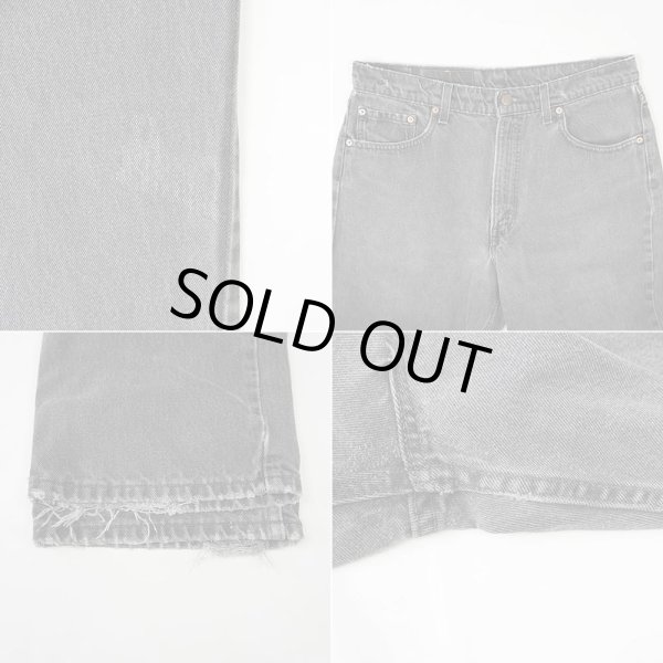 画像5: 90's Levi's 550 ブラックデニムパンツ "MADE IN USA / 実寸W34 L31" (5)