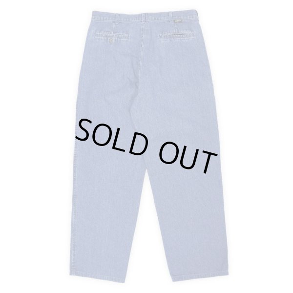 画像2: 90's Lee CASUALS 2タック デニムトラウザー "W33 L29相当" (2)