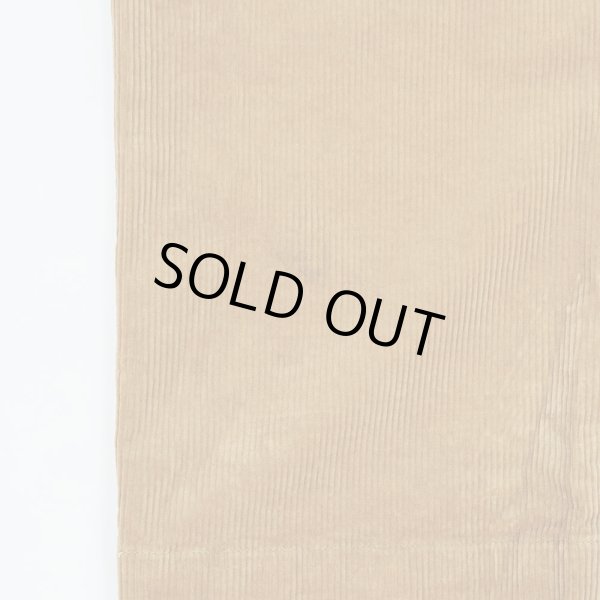 画像4: 00's Polo Ralph Lauren ノータック 太畝コーデュロイトラウザー "CAMEL / W34 L30" (4)