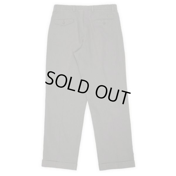 画像2: Late 90's DOCKERS 2タック トラウザー "Brown Plaid" (2)