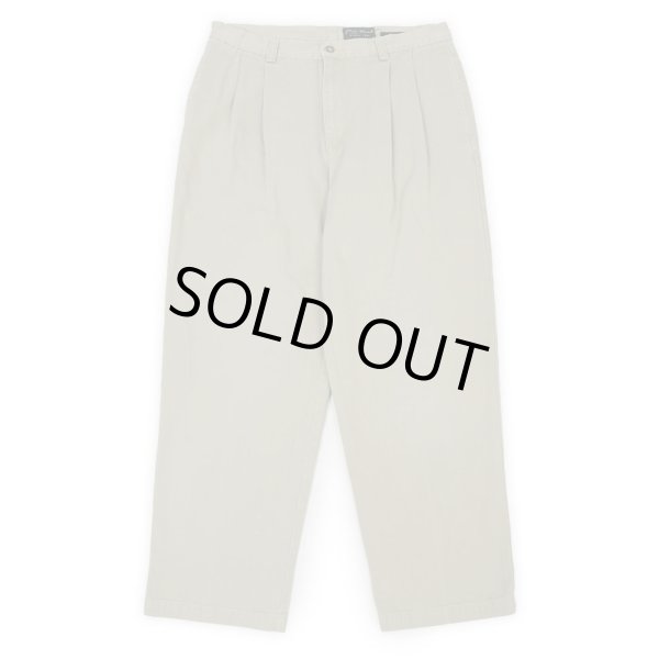 画像1: 00's Eddie Bauer 2タック チノトラウザー "W34 L30" (1)