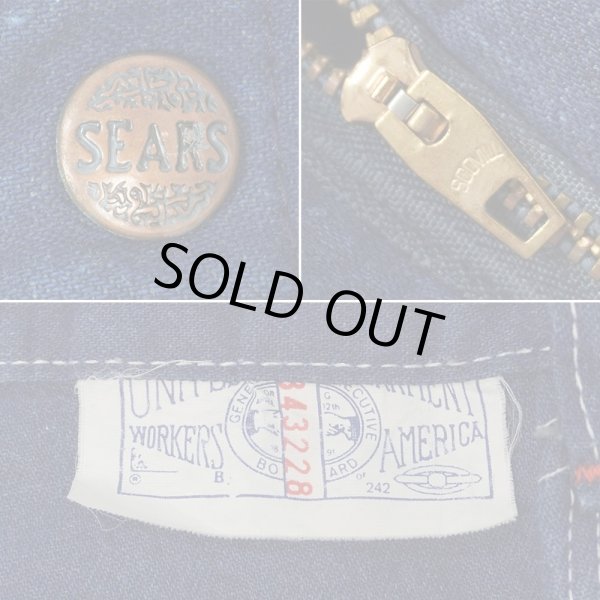 画像4: 80's Sears デニムペインターパンツ "MADE IN USA / W38 L32" (4)