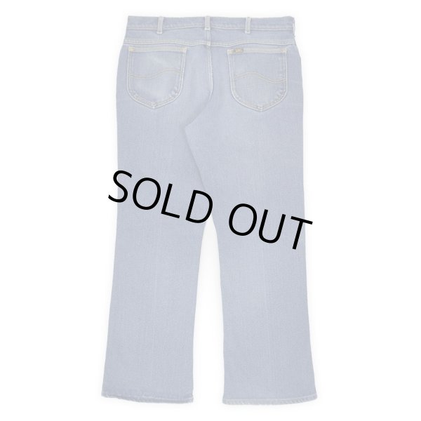 画像2: 80's Lee ブーツカット ストレッチデニムパンツ "W34 L28相当" (2)