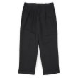 画像1: 00's DOCKERS 2タック ポリエステルトラウザー "BLACK / W34 L30" (1)