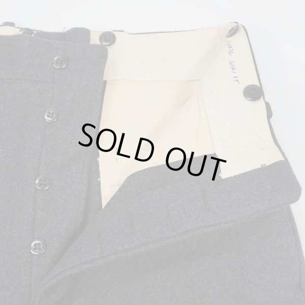 画像4: 40's unknown ヘビーウールトラウザー "DEADSTOCK" (4)