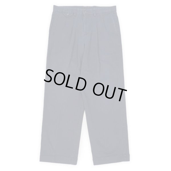 画像1: 00's DOCKERS 2タック チノトラウザー "NAVY / W32 L30" (1)