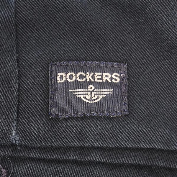 画像3: 00's DOCKERS 2タック チノトラウザー "NAVY / W32 L30" (3)