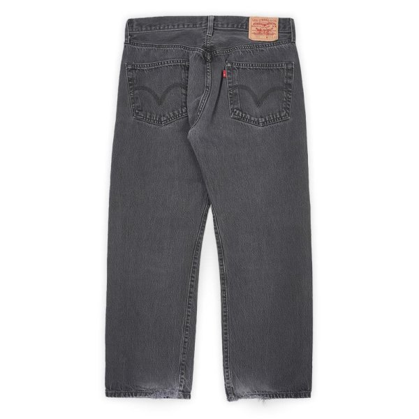 画像2: 00's Levi's 501 ブラックデニムパンツ "W36 L30" (2)