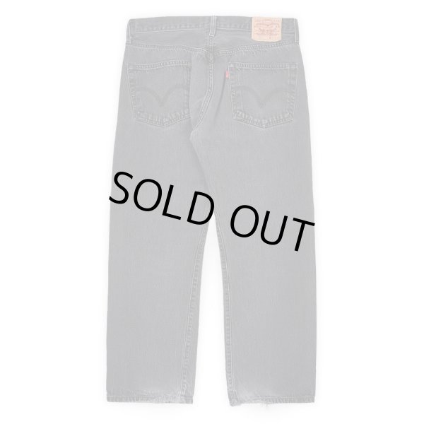 画像2: 00's Levi's 501 ブラックデニムパンツ "W36 L30" (2)