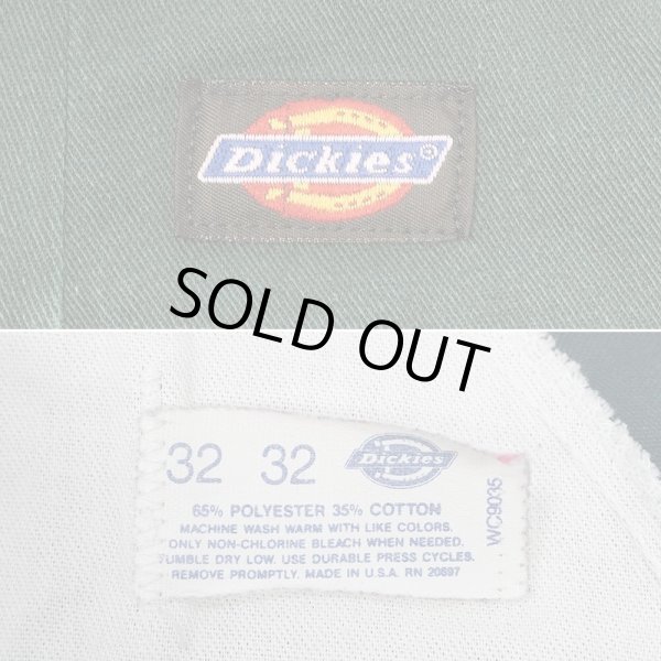 画像3: 80-90's Dickies 874 ワークパンツ "MADE IN USA / GREEN / W32 L32" (3)