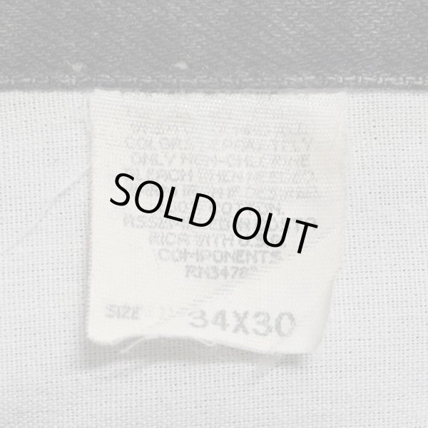 画像4: Late 90's Lee 200-8908 ブラックデニムパンツ "W34 L30" (4)