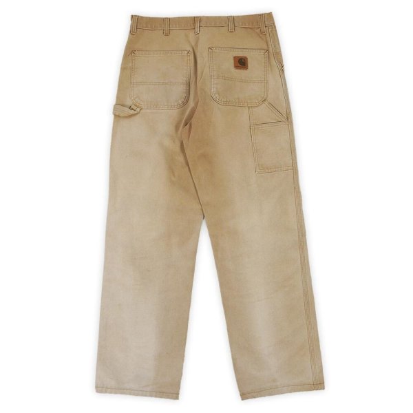 画像2: 90's Carhartt ダックペインターパンツ "B11 BRN / W34 L32相当" (2)