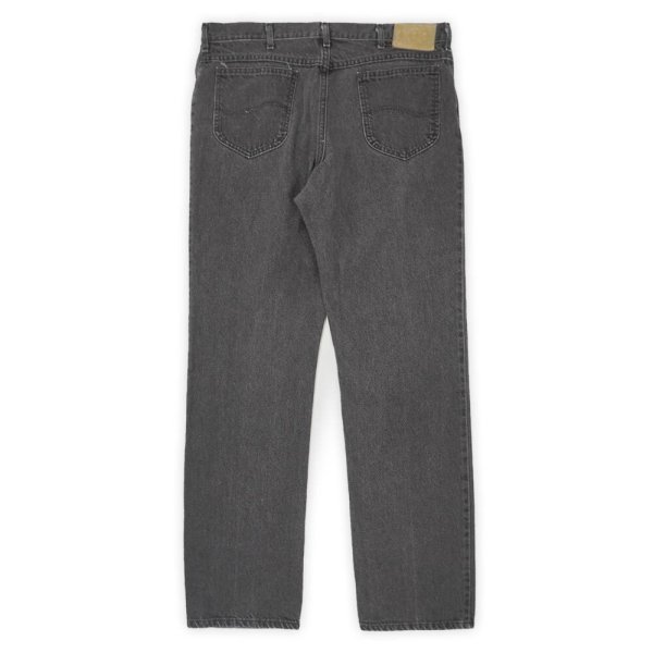 画像2: 90's Lee 200-8908 ブラックデニムパンツ "MADE IN USA / W36 L34" (2)