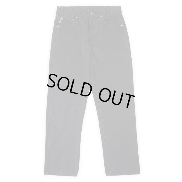 画像1: Early 00's Carhartt ブラックデニムパンツ "B161 BLK / MADE IN USA" (1)