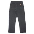 画像2: Early 00's Carhartt ブラックデニムパンツ "B161 BLK / MADE IN USA" (2)