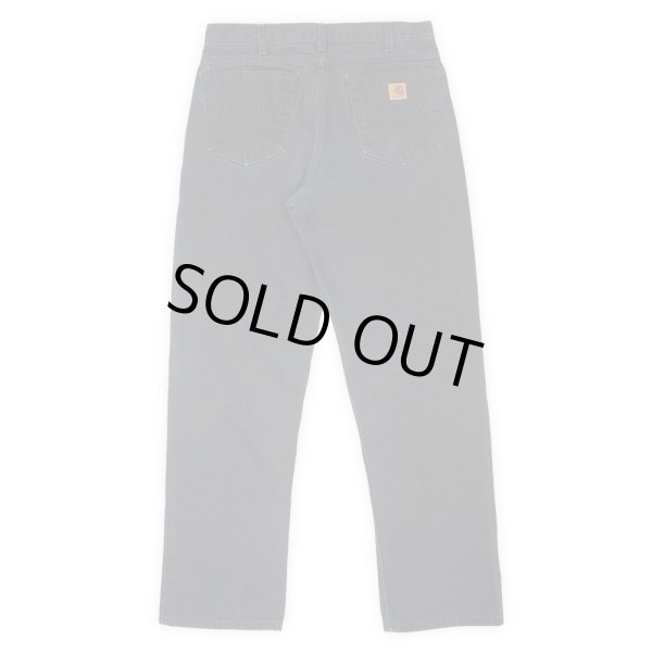 画像2: Early 00's Carhartt ブラックデニムパンツ "B161 BLK / MADE IN USA" (2)