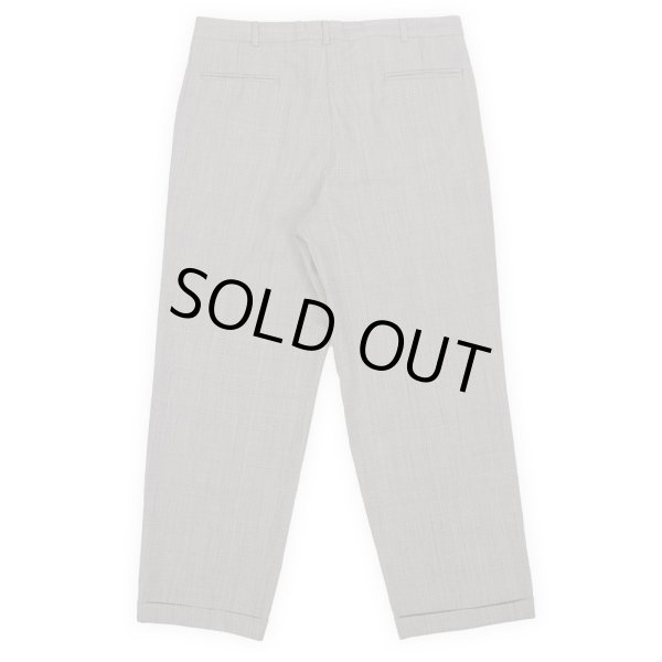 画像2: 90's Pierre Cardin グレンチェック柄 ウールスラックス (2)