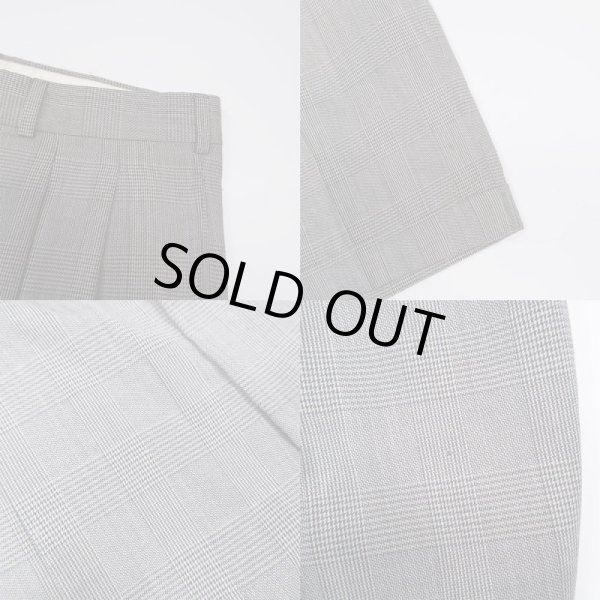 画像5: 90's Pierre Cardin グレンチェック柄 ウールスラックス (5)