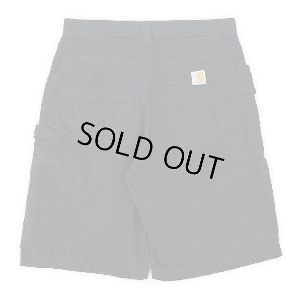 画像2: 00's Carhartt ライトダック ペインターショーツ "BLACK" (2)