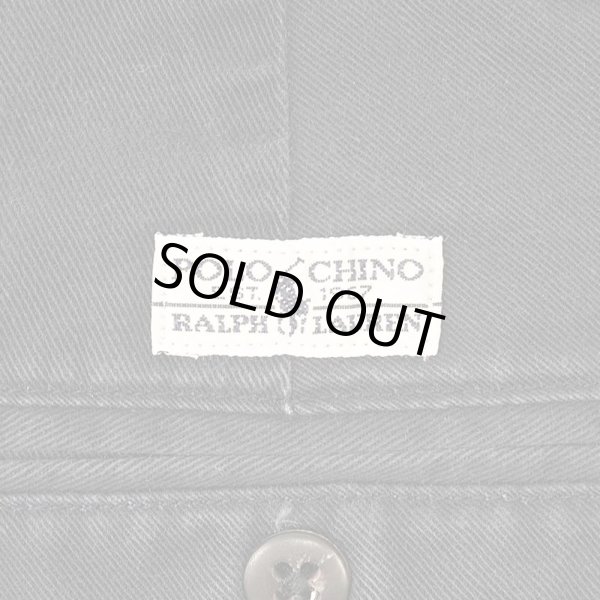 画像3: 90's Polo Ralph Lauren 2タック チノショーツ "TYLER SHORT / NAVY" (3)