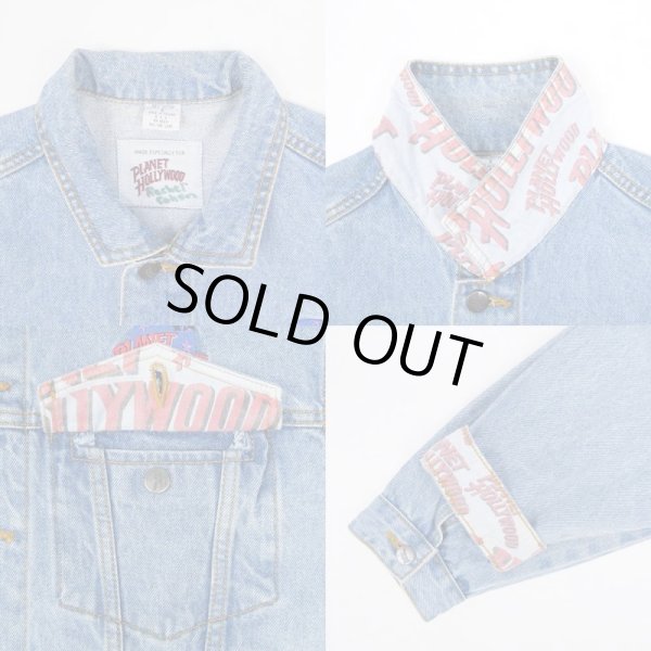画像4: 90's PLANET HOLLYWOOD デニムジャケット (4)