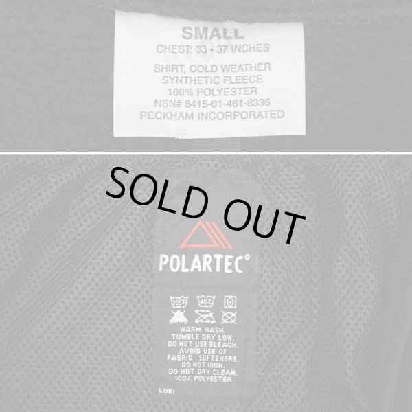 画像3: 【SMALL】00's US.Armed Forces ECWCS GEN2 LEVEL3 POLARTEC フリースジャケット "BLACK" (3)