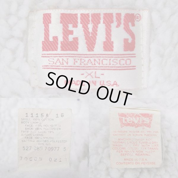 画像3: 80's Levi's デニムボアジャケット “BLUE / MADE IN USA” (3)