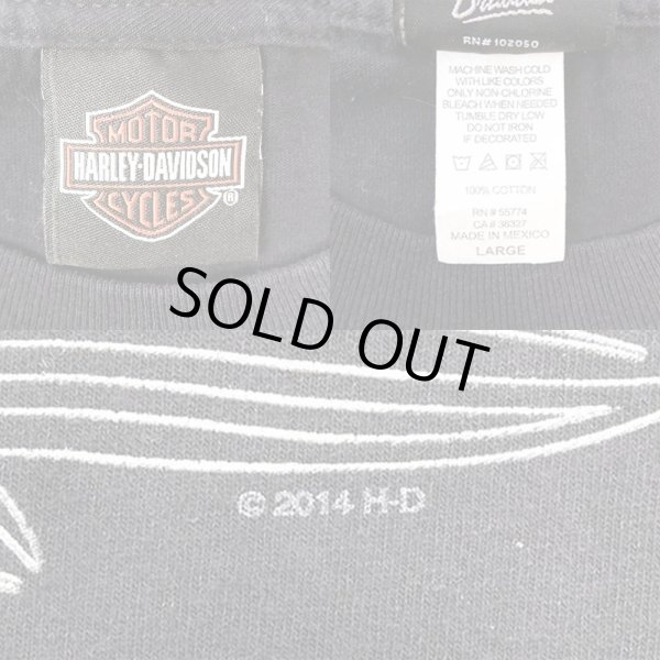 画像3: 00's HARLEY DAVIDSON プリントTシャツ (3)