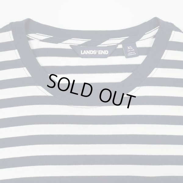 画像2: 00's LANDS' END ボーダーポケットTシャツ (2)