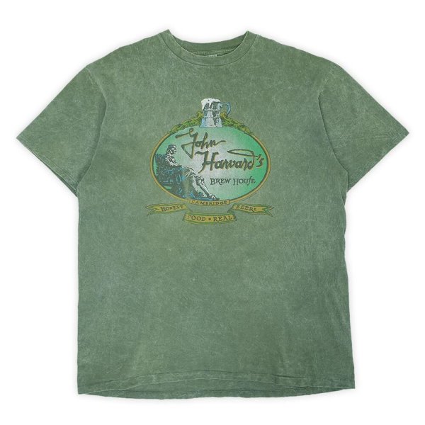 画像1: 90's John Harvard's Brew House 両面プリントTシャツ "MADE IN USA / ONEITA Body" (1)