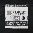 画像2: 90's Lee ブランクTシャツ "MADE IN USA / FADE BLACK" (2)