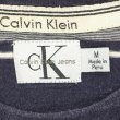 画像2: 90's Calvin Klein マルチボーダーTシャツ (2)