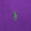 画像3: 90's Polo Ralph Lauren ロゴ刺繍Tシャツ "PURPLE" (3)