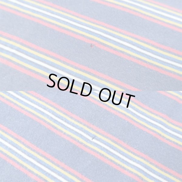 画像4: 90's OLD GAP マルチボーダー柄 Tシャツ “NAVY” (4)